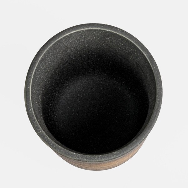 Image of Black Bizen Teacup 3