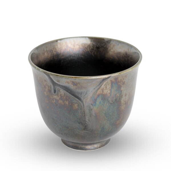 Image of Bronze Glazed Teacup 1