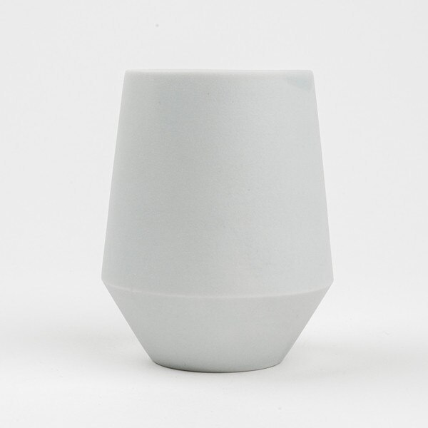 Image of Blue White Frosted Teacup 2