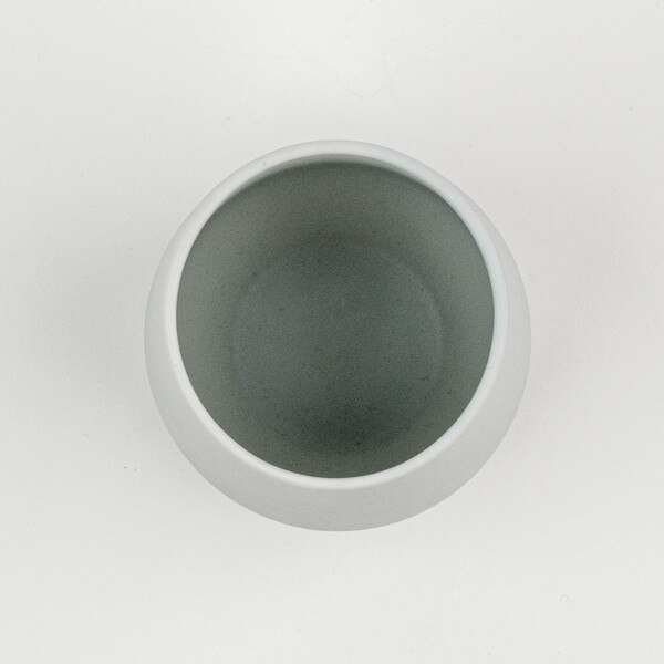 Image of Blue White Frosted Teacup 3
