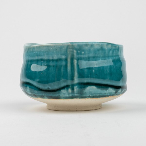Image of Jade White Matcha Bowl 4.5" 2