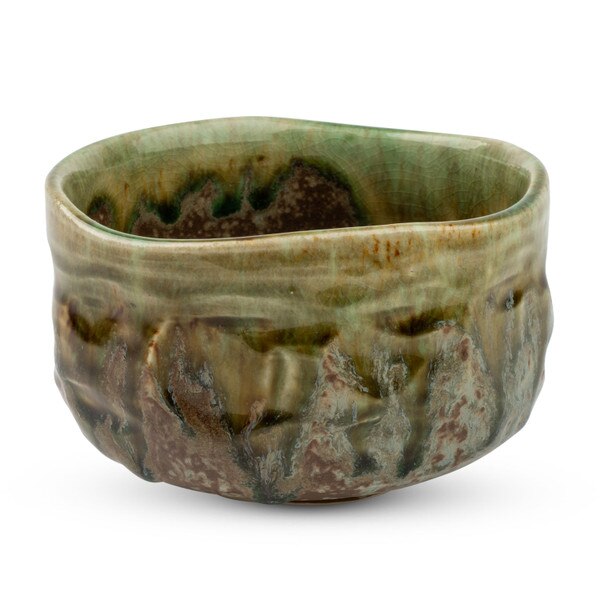 Image of Camouflage Green Matcha Bowl 5" 1