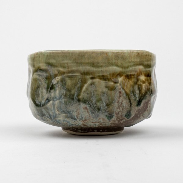 Image of Camouflage Green Matcha Bowl 5" 2