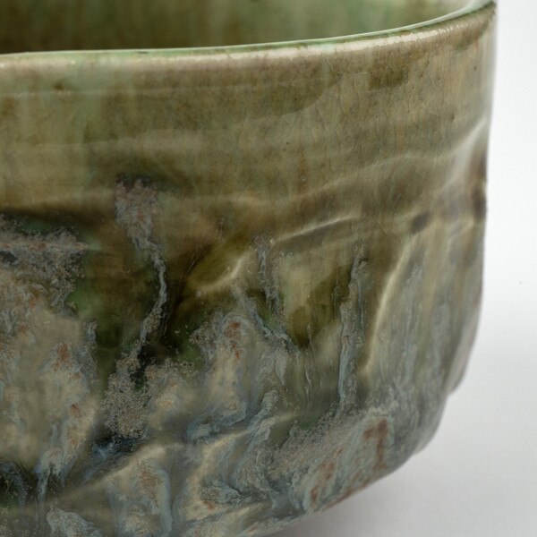 Image of Camouflage Green Matcha Bowl 5" 4
