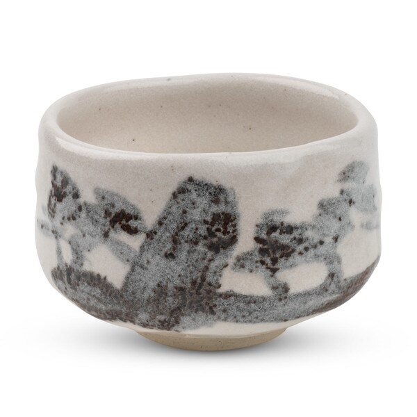Image of Shino White Matcha Bowl 5" 1