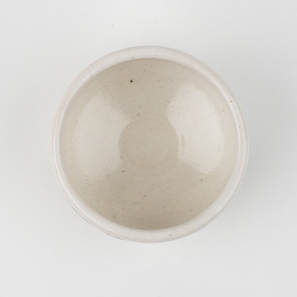 Image of Shino White Matcha Bowl 5" 3
