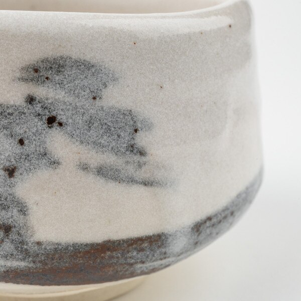 Image of Shino White Matcha Bowl 5" 4