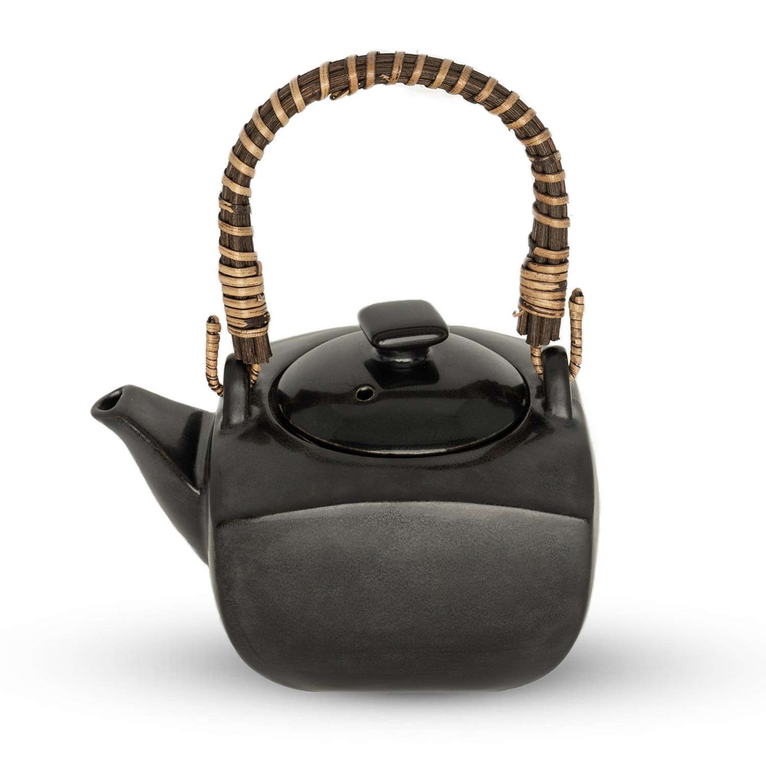 Tessa Black Square Teapot 19 oz | Korin