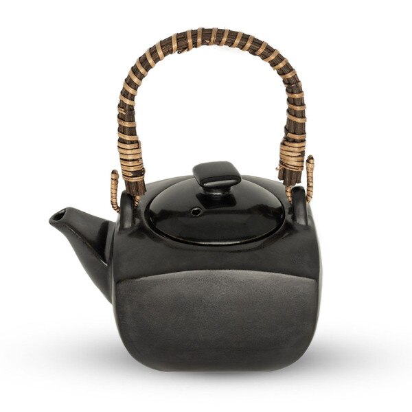 Image of Tessa Black Square Teapot 19 oz 1