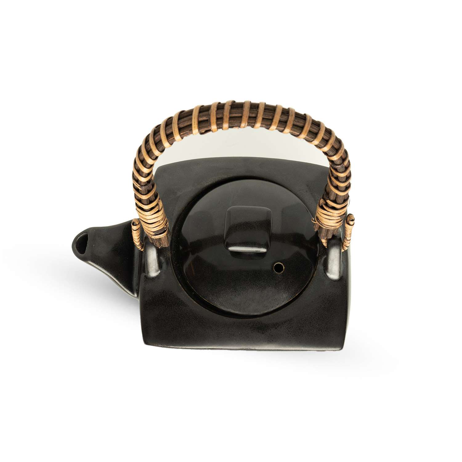 Tessa Black Square Teapot 19 oz | Korin