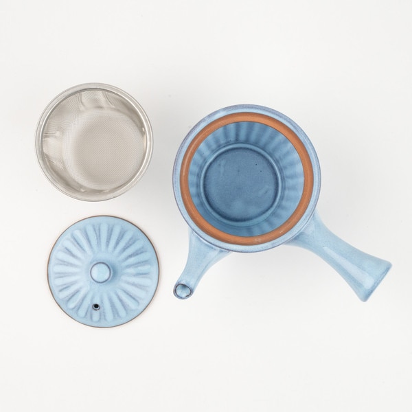 Image of Sky Blue Teapot 6.75" 4