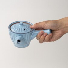 Sky Blue Teapot 6.75" hover-image
