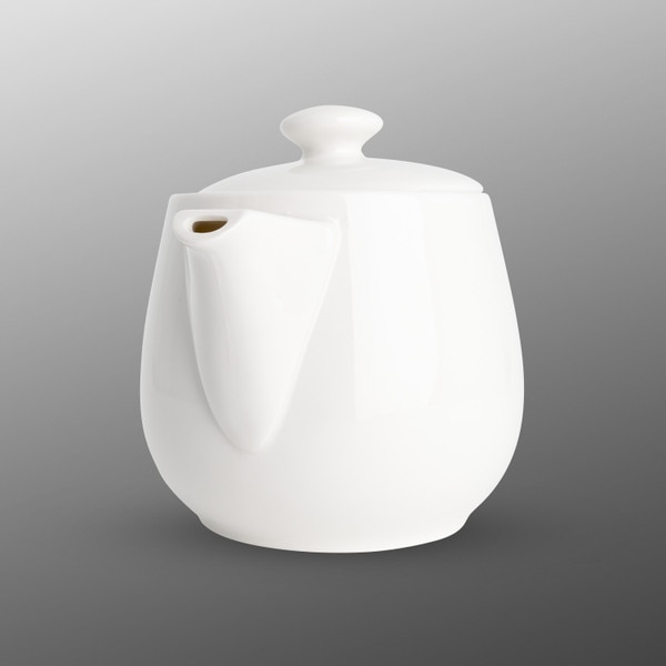 Image of Korin Durable White Teapot 15 oz 2