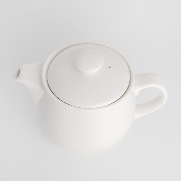 Image of Korin Durable White Teapot 15 oz 3