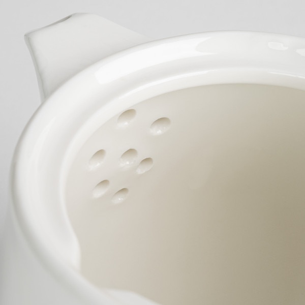 Image of Korin Durable White Teapot 15 oz 5