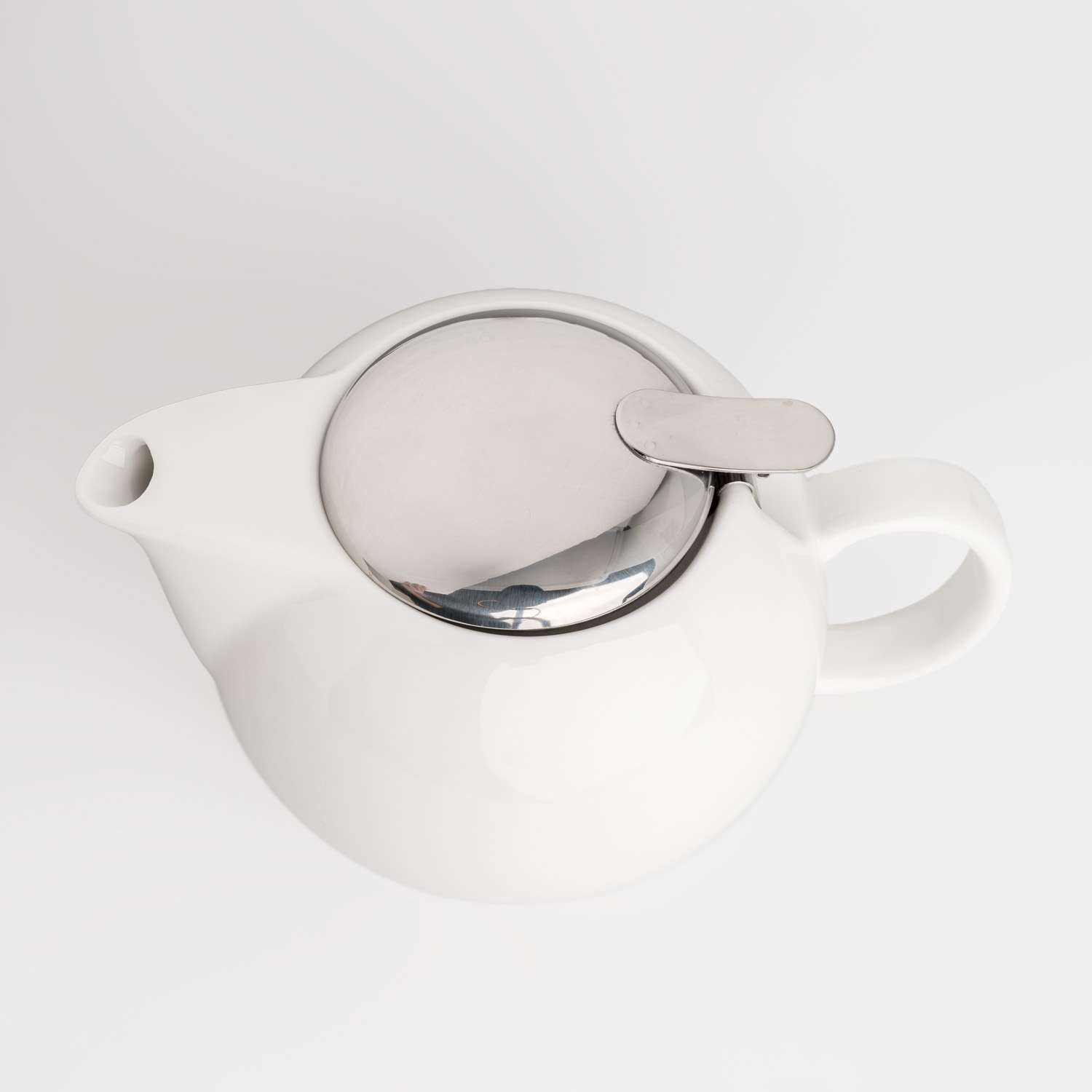 Korin Durable White Pearl Teapot 20 oz | Korin