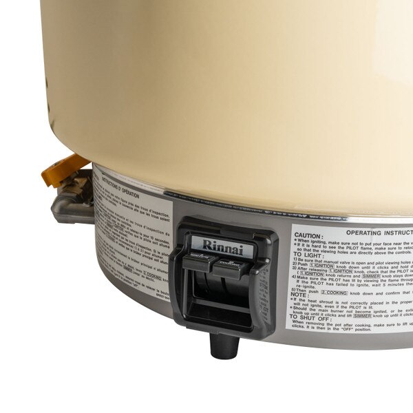 Emperor's Select EGRC Liquid Propane 110 Cup (55 Cup Raw) Gas Rice Cooker  and Warmer - 22,000 BTU