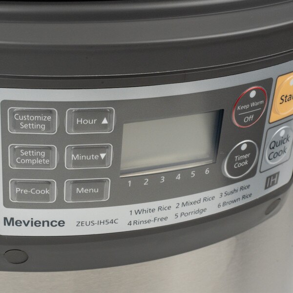 Image of Mevience Commercial IH Rice Cooker/Warmer ZEUS-IH54C (30 Cups) 3
