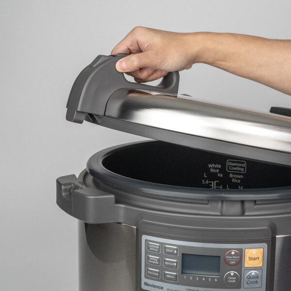 Image of Mevience Commercial IH Rice Cooker/Warmer ZEUS-IH54C (30 Cups) 7