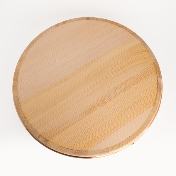 Image of Cypress Wooden Edobitsu Rice Jar (21cm) 4