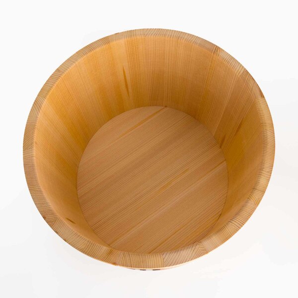 Image of Cypress Wooden Edobitsu Rice Jar (27cm) 3