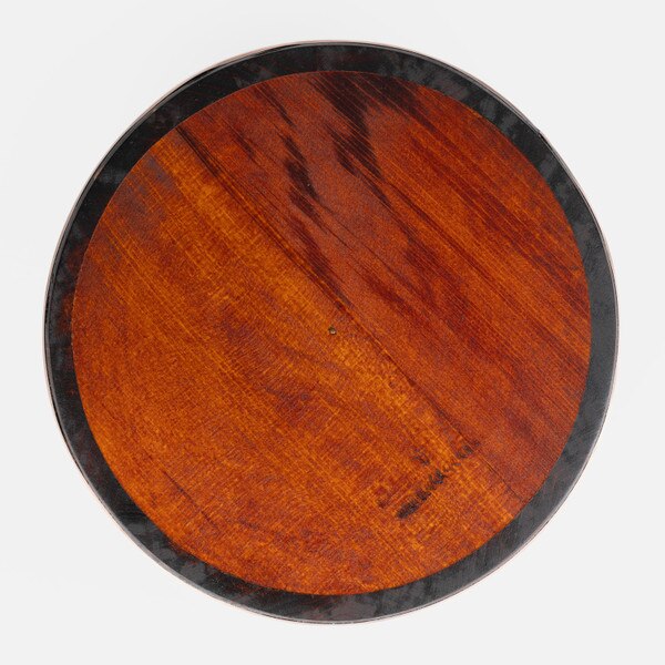 Image of Lacquer Coated Cypress Wooden Edobitsu Rice Jar (18cm) 4