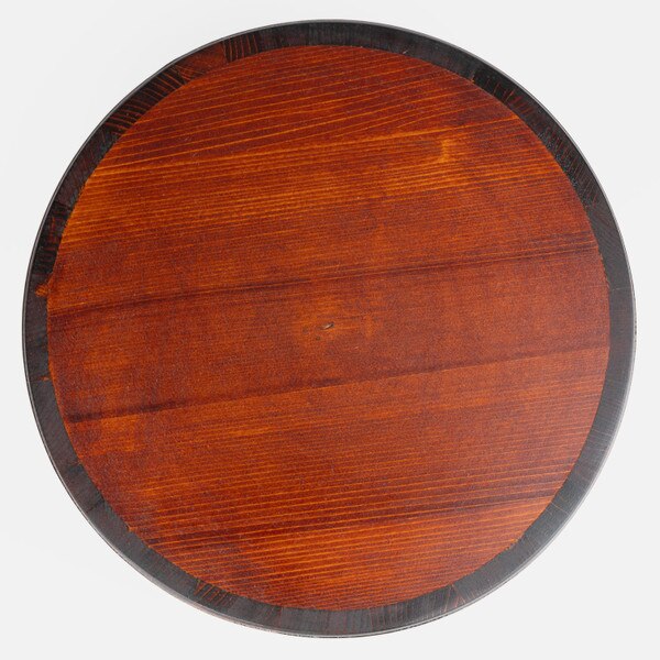 Image of Lacquer Coated Cypress Wooden Edobitsu Rice Jar (24cm) 4