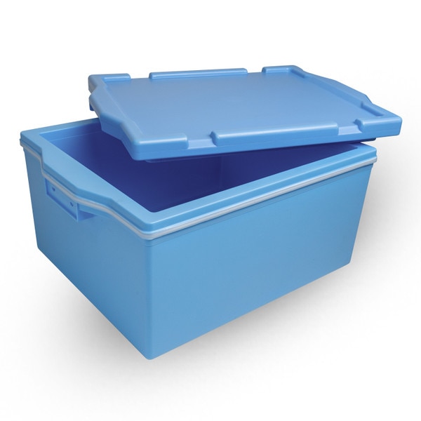 Image of Plastic Blue Rice Container (50 Cups) 2