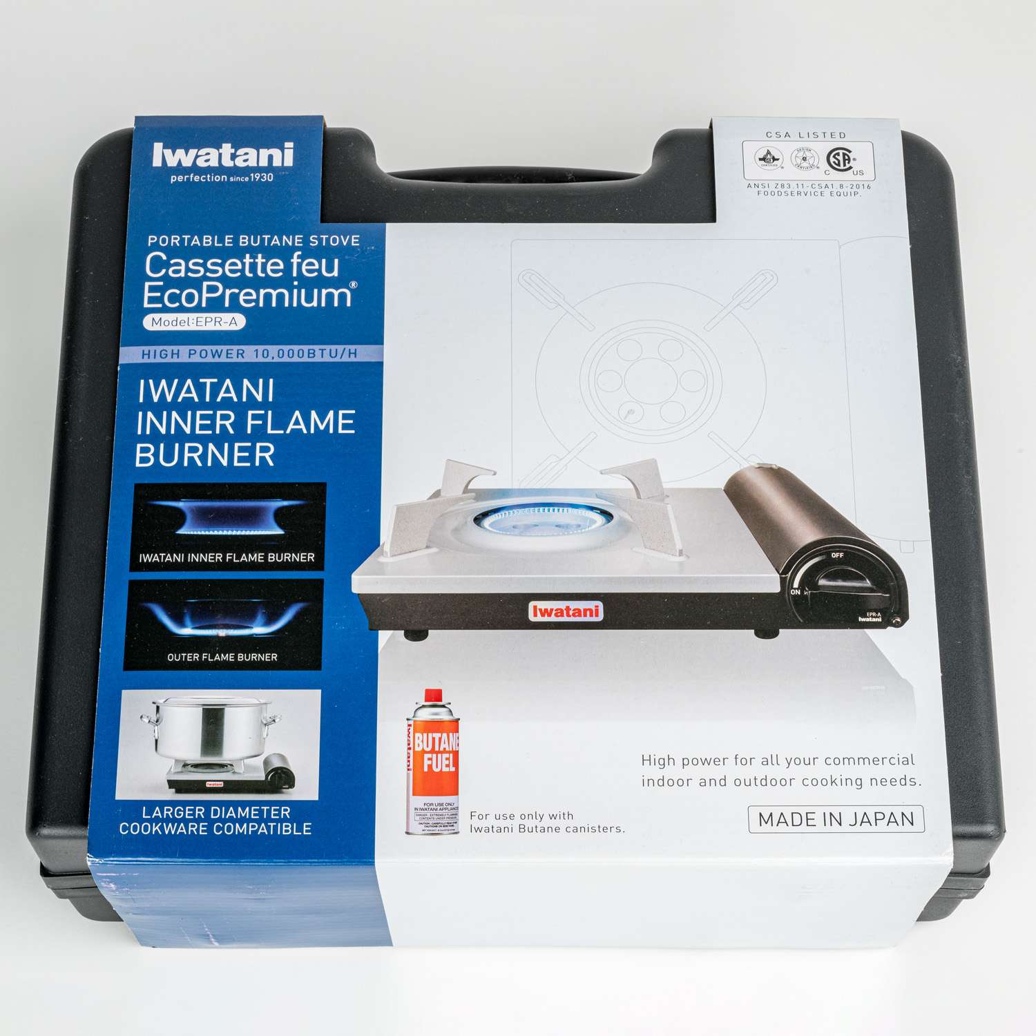 Iwatani Portable Gas Stove ~ ZA-3HP ~ Indoor/Outdoor Rated ~ Butane Gas ~ |  eBay