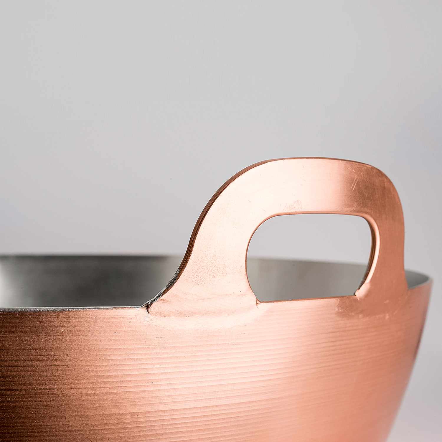 Copper Tempura Pot 10.5