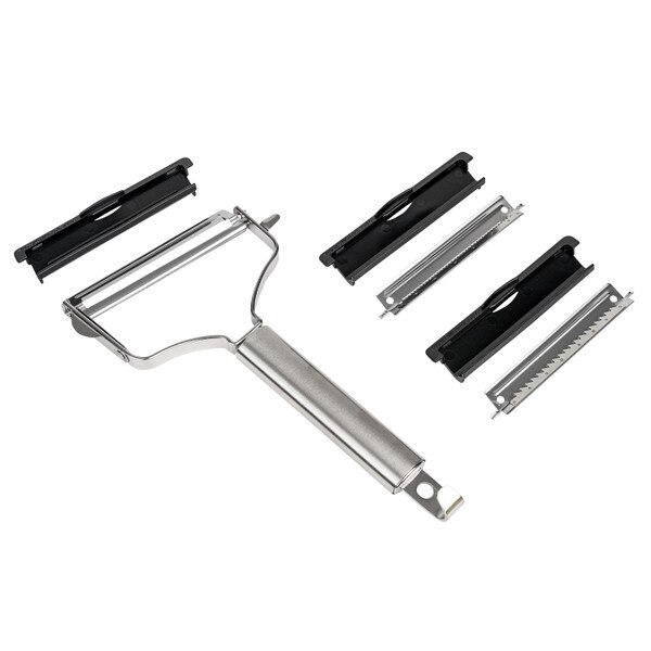 Image of Kai Wide Stainless Peeler with Changeable Blades 1