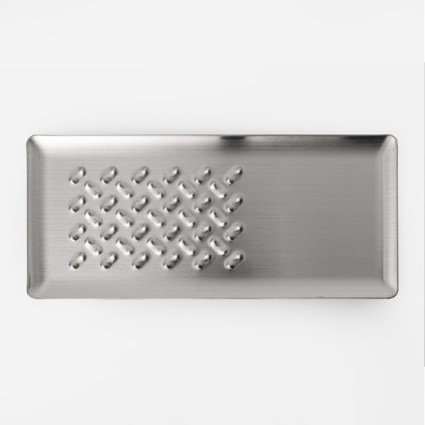 Image of Tomita Stainless Grater Silver 7"L 3