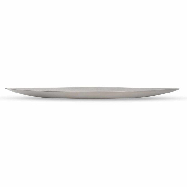 Image of Hammered Stainless Steel Boat Plate 22.25" 2