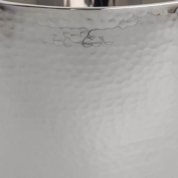 Image of Hammered Stainless Steel Ice Bucket 6.75" 3