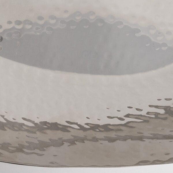 Image of Hammered Stainless Steel Oval Bowl 14.75" 4