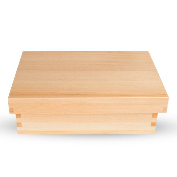 Image of Hinoki Wooden Lidded Box 9" 1