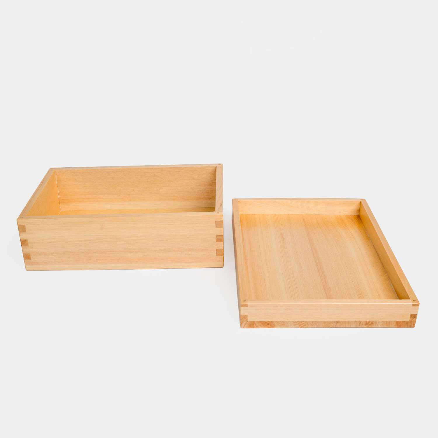 Hinoki Wood Side Table | Minimalist Wood Accent Table – The