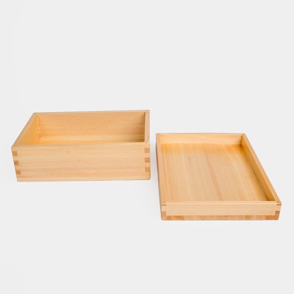 Image of Hinoki Wooden Lidded Box 9" 4