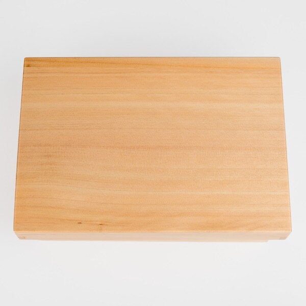Image of Hinoki Wooden Lidded Box 9" 5
