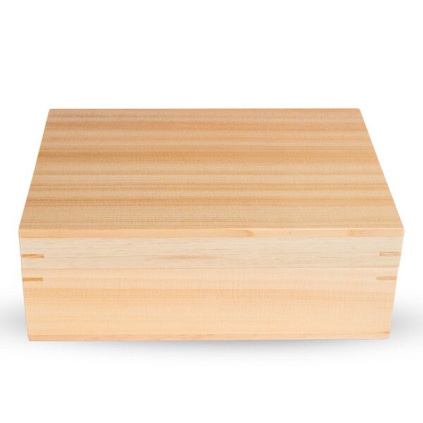 Image of Hinoki Wooden Lidded Box 8" 1