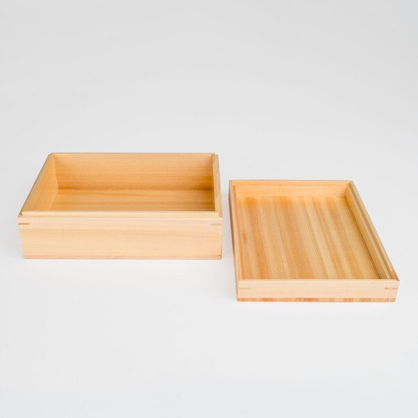 Image of Hinoki Wooden Lidded Box 8" 4