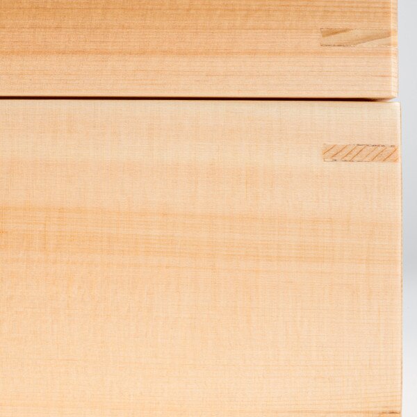 Image of Hinoki Wooden Lidded Box 8" 7