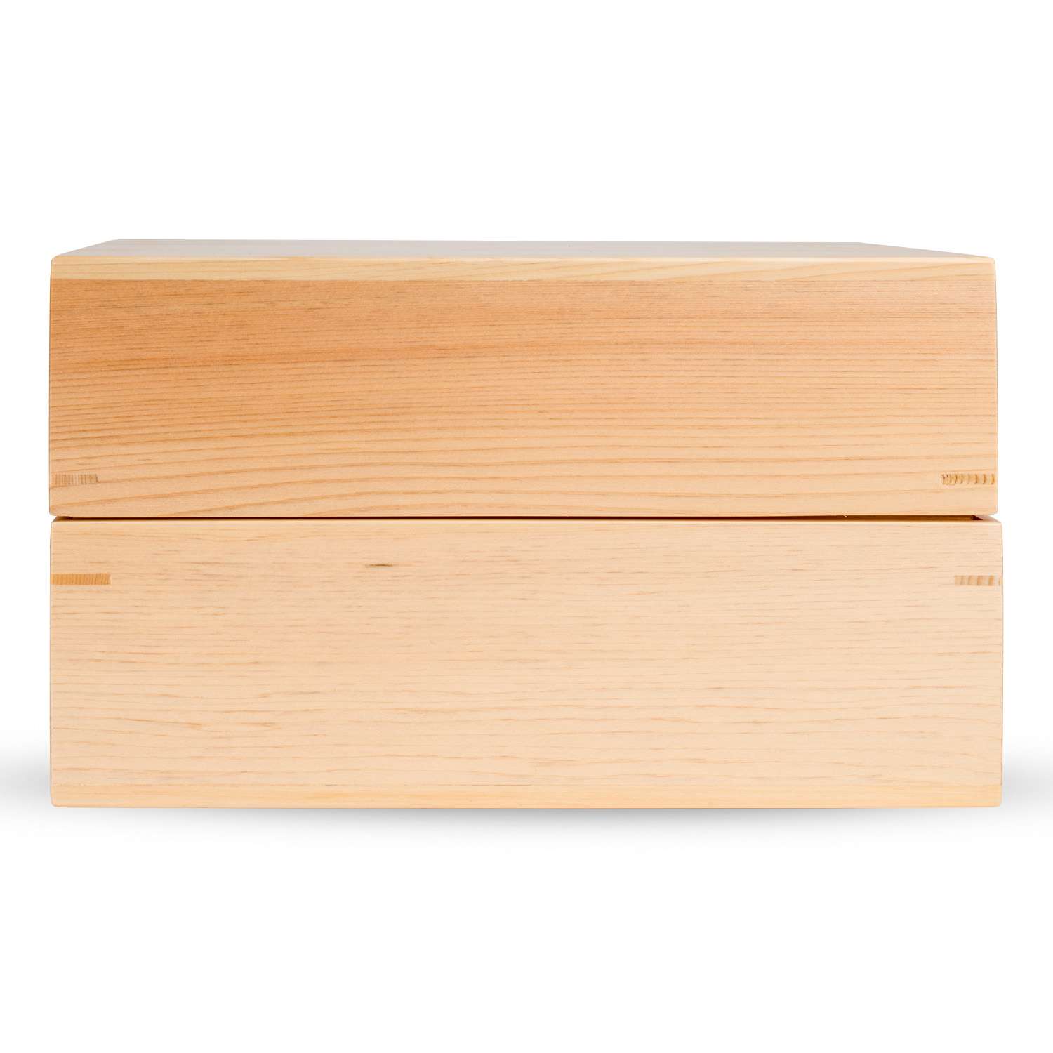 Hinoki Wooden Lidded Box 7.75