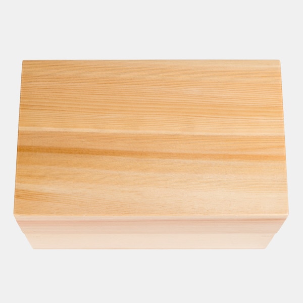 Image of Hinoki Wooden Lidded Box 7.75" 5
