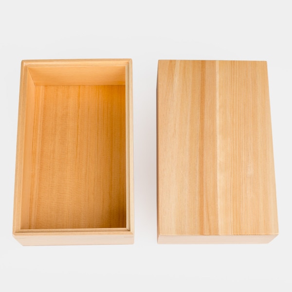 Image of Hinoki Wooden Lidded Box 7.75" 6