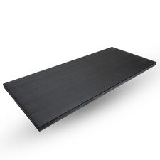 Tenryo Black Slip Resistant Polyethylene Cutting Board