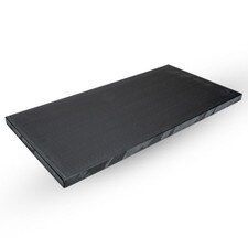 Tenryo Black Slip Resistant Polyethylene Cutting Board