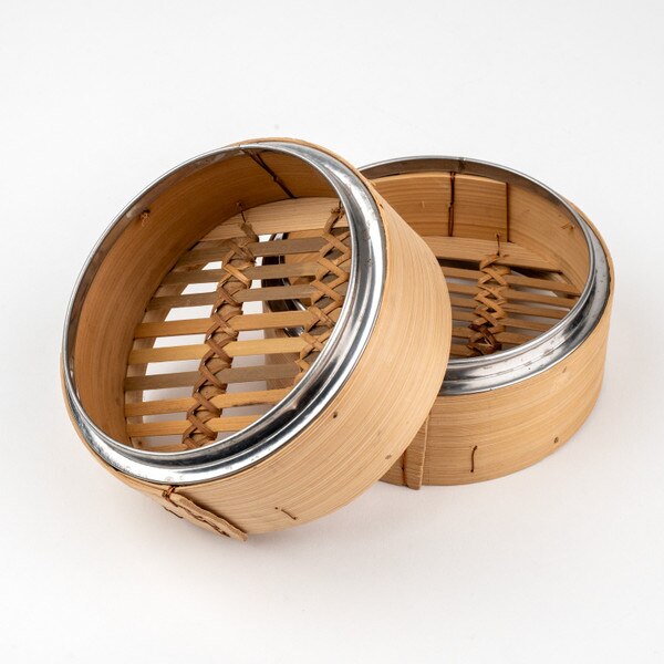 Image of Bamboo Steamer 2 Tier 5" 7