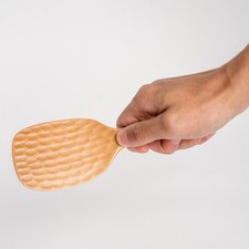 Wooden Rice Spatula with Dimples 8" hover-image