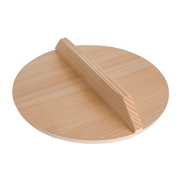 Image of Wooden Lid for Aluminum Entsuki Cooking Pot 9.5" (24cm) 1